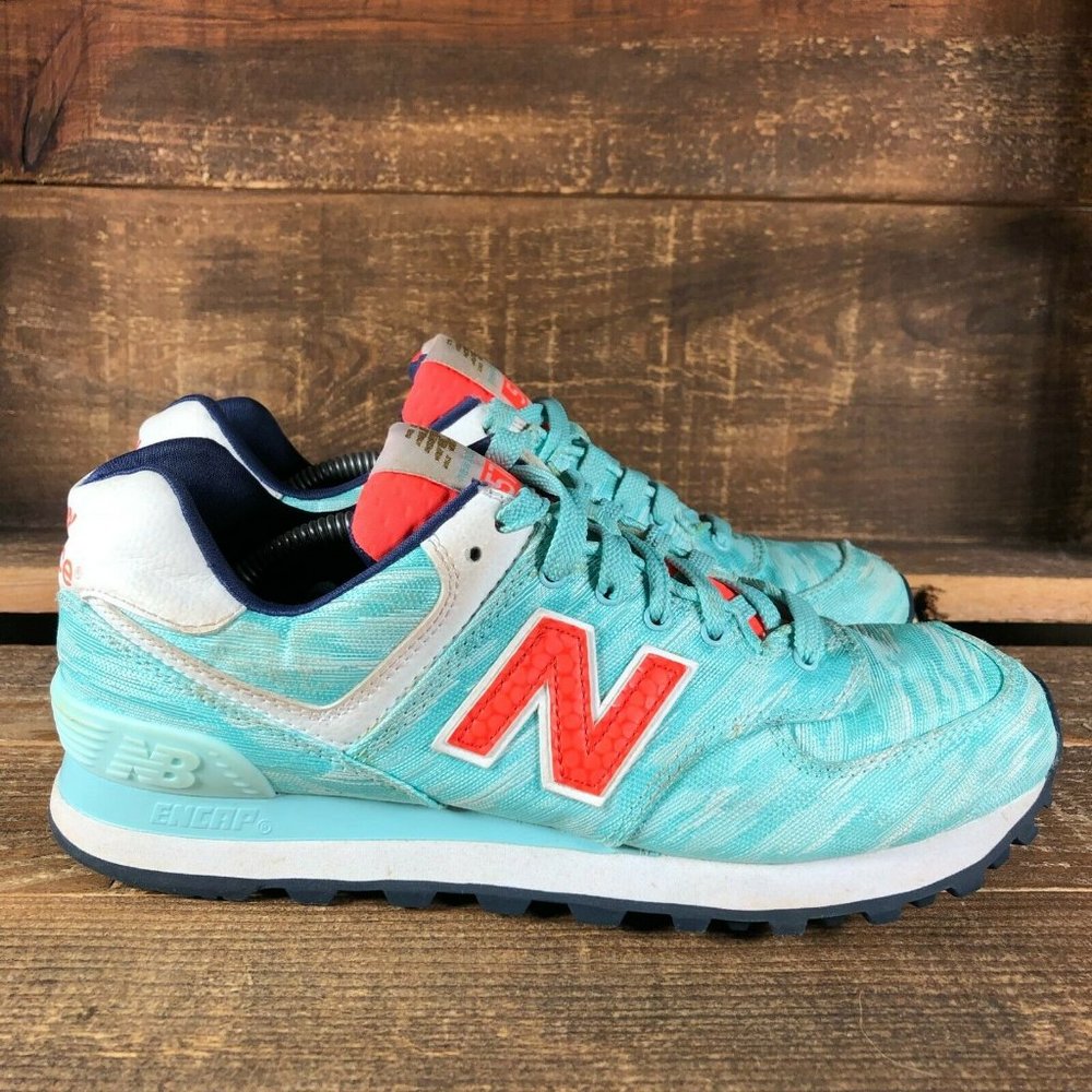 New Balance Womens 574 Sneakers Shoes Size 7.5